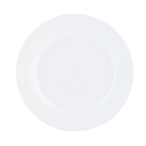 [9003634] Plato llano porcelana Basic 22,5 cm - Quid