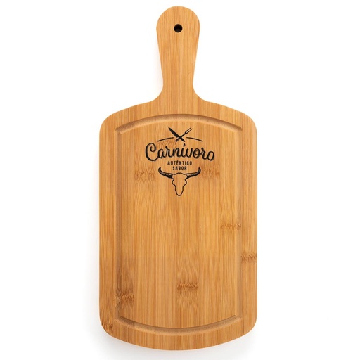 [9003960] Tabla corte bambú Carnivoro 35x16x2 cm - Quid