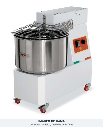[9004508] Amasadora espiral Irimar L33T 1 velocidad - 400 V / 50 Hz / 3