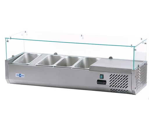 [9004610] Vitrina fría Irimar VIPP 8GN1/4 x 150 mm - 230 V / 50 Hz
