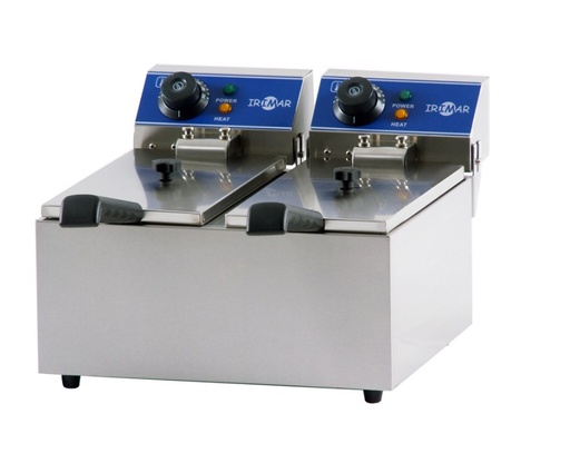 [9004633] Freidora eléctrica Irimar FRY-4+4 - 230V / 50Hz / 1