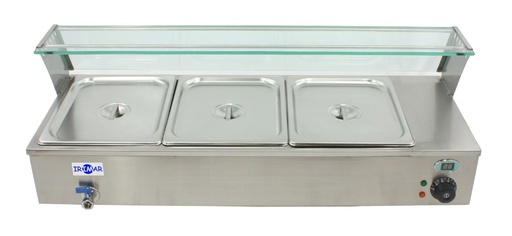 [9004698] Vitrina caliente Irimar VI-3 GN1/2 - 230V / 50Hz / 1