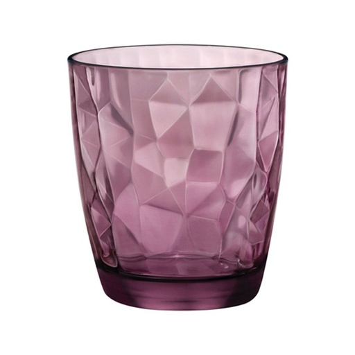 Vaso 39 Cl Diamond Dof Rock Purple Bormioli