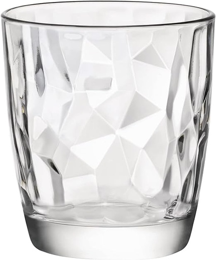 [0107731] Vaso 30,5 Cl Diamond Aqua Transparente Bormioli