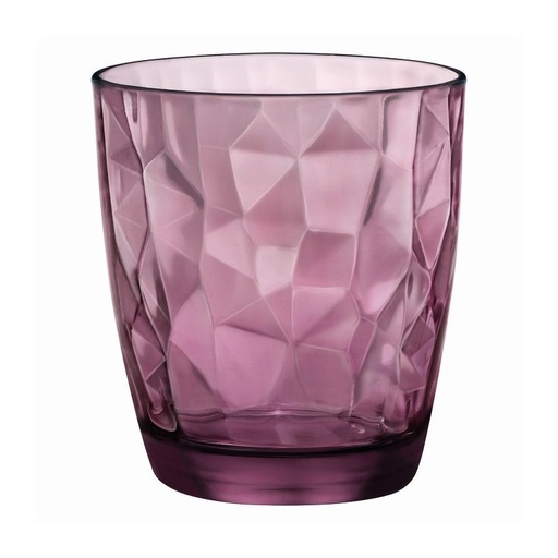 [0107735] Vaso 30,5 Cl Diamond Aqua Rock Purple Bormioli