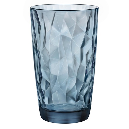 Vaso 47 Cl Diamond Cooler Ocean Blue Bormioli