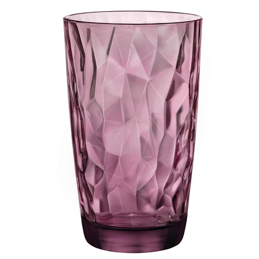 Vaso 47 Cl Diamond Cooler Rock Purple Bormioli